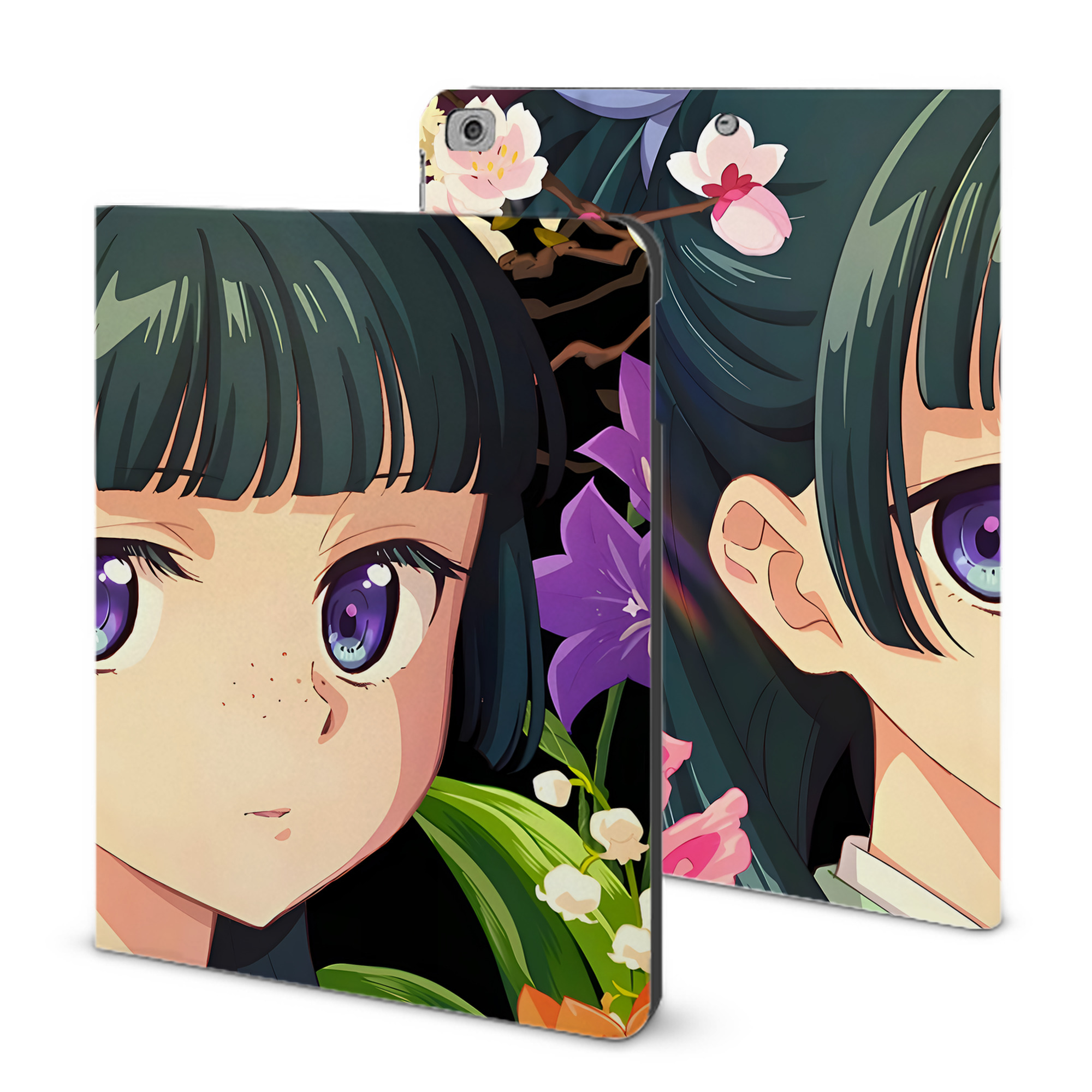 （画像用） 薬屋のひとりごと The Apothecary Diaries IPad ケース ブック型 PUレザー TPU 耐衝撃 軽量 薄型 ペン収納なし 全面保護 IPad 各モデル対応